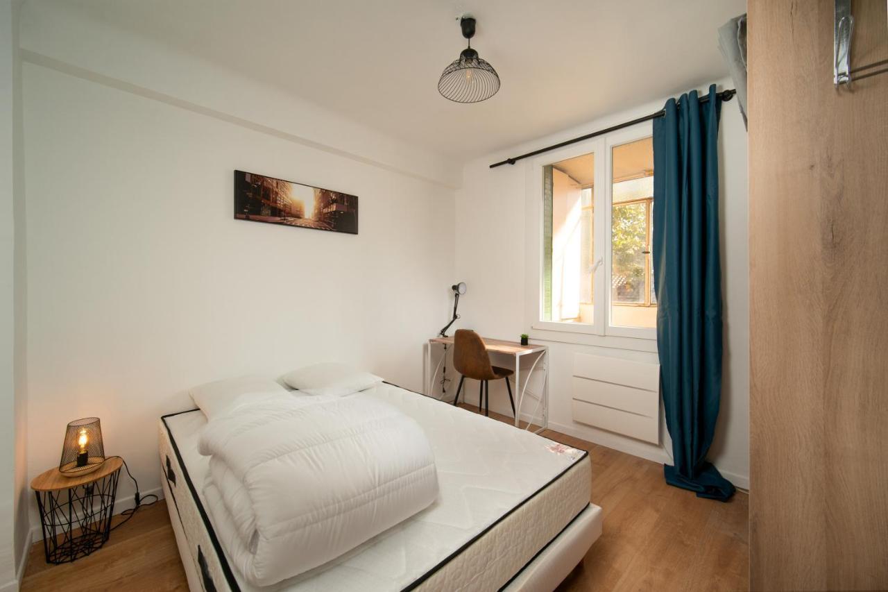 Grand Appartement 3 Chambres Avec Clim Et Balcon Marsiglia Esterno foto
